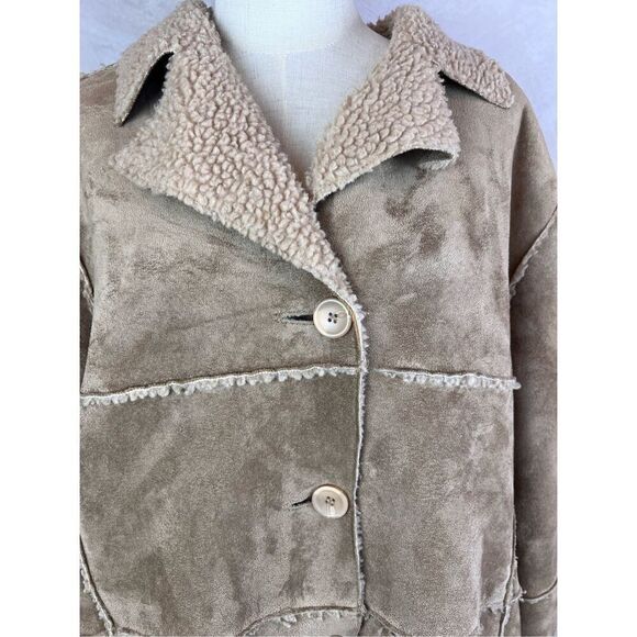 Y2K does 70s Afghan Plus Size Penny Lane Style Coat - Picture 3 of 6